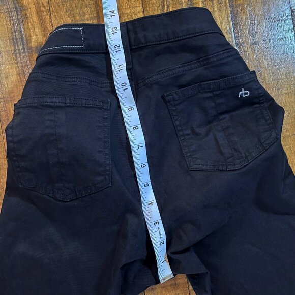 🖤 Rag & Bone Black Skinny Pants | Cotton Stretch | Size 26 - Picture 9 of 12